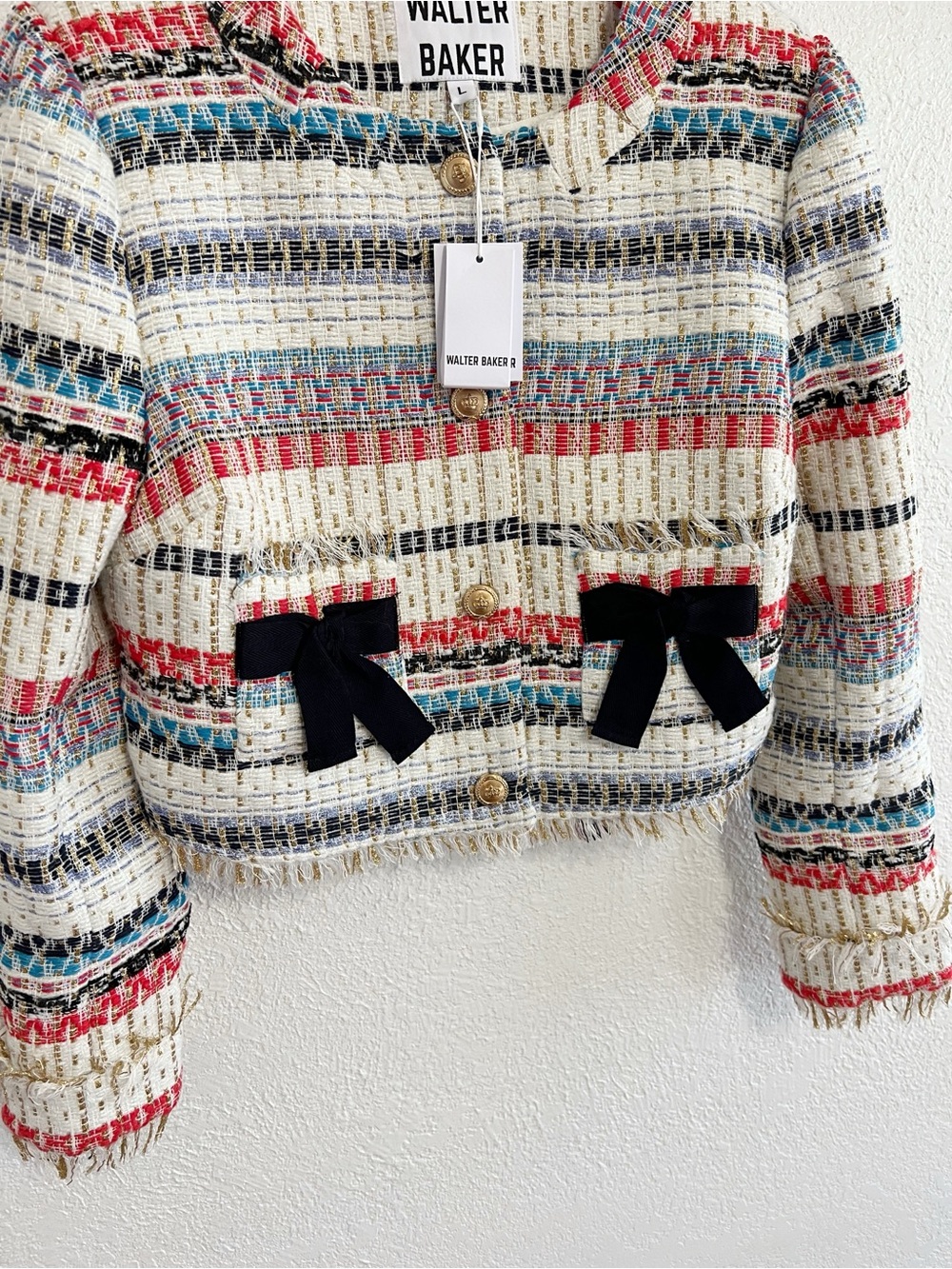NWT Anthropologie Walter Baker Jones Tweed Jacket - Picture 6 of 10